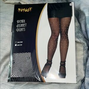 Black Pearl Fishnet Legwear